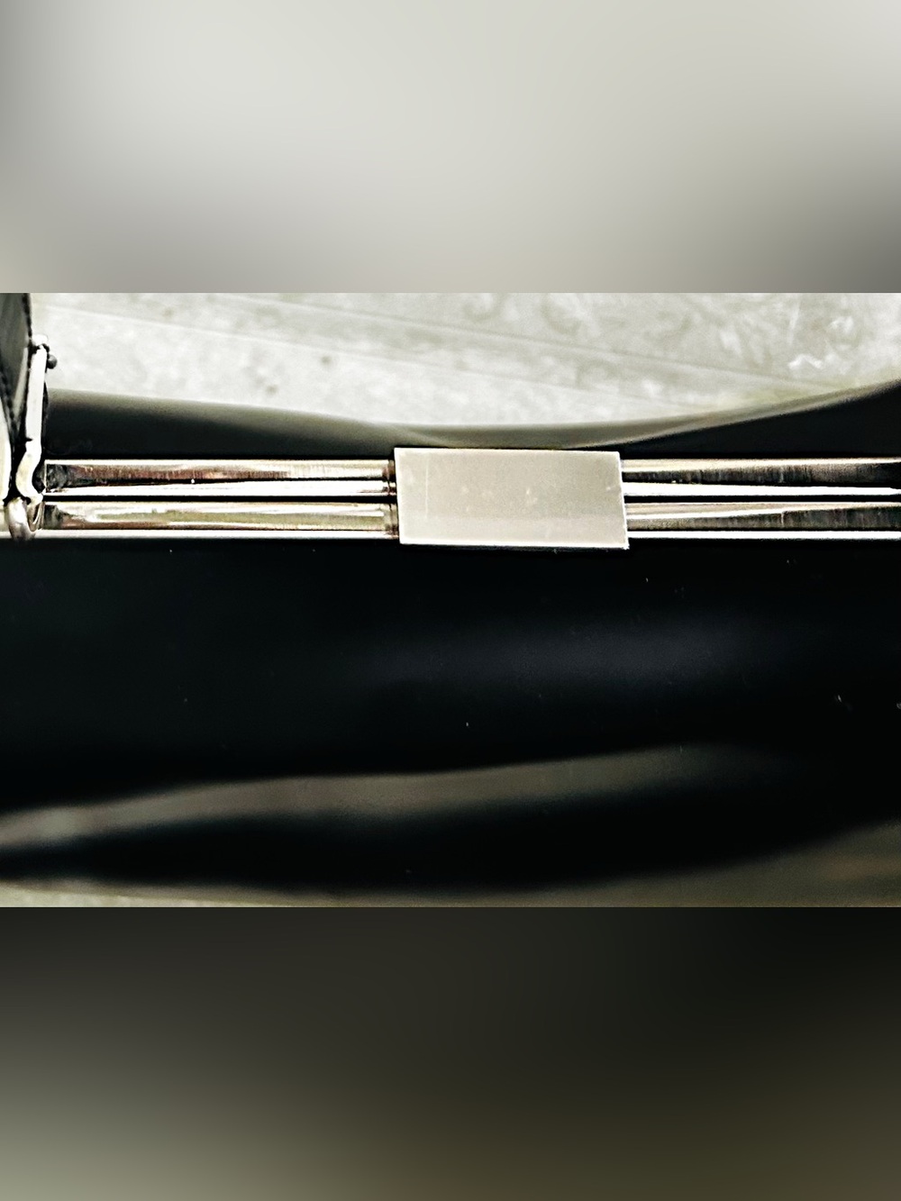 “The Limited” Classic Black Frame-Top Purse - Picture 6 of 12